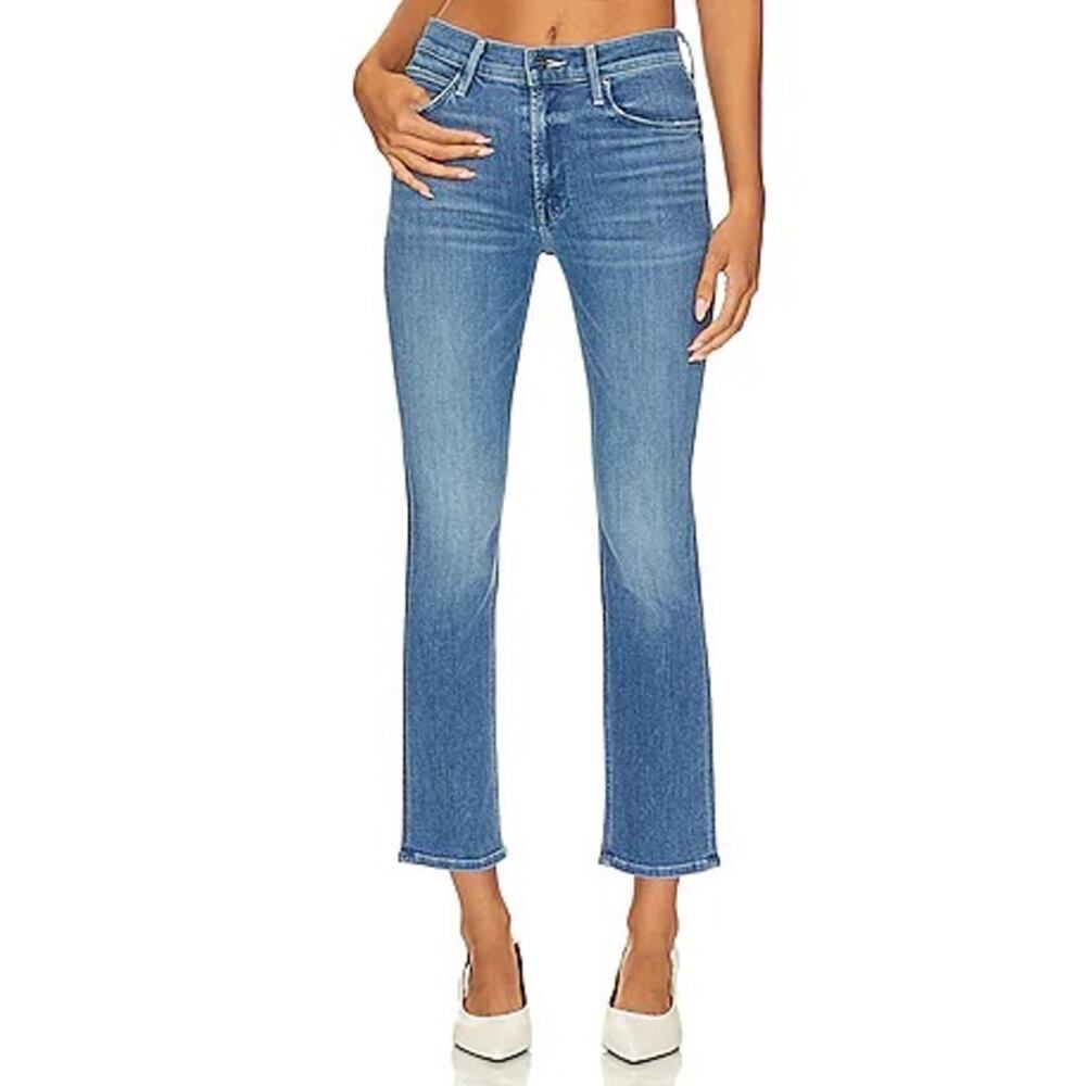 Mother Jeans The Mid Rise Dazzler Ankle Medium Wash Stretchy Denim Sz 25 Cotton